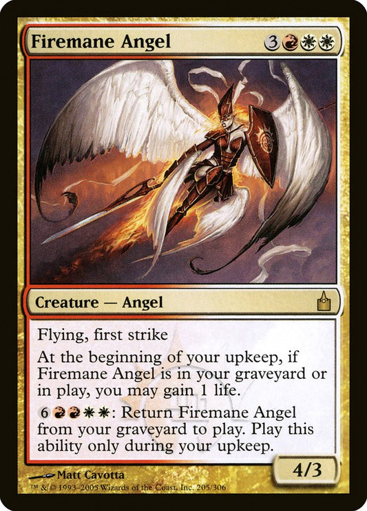 Firemane Angel rav 205