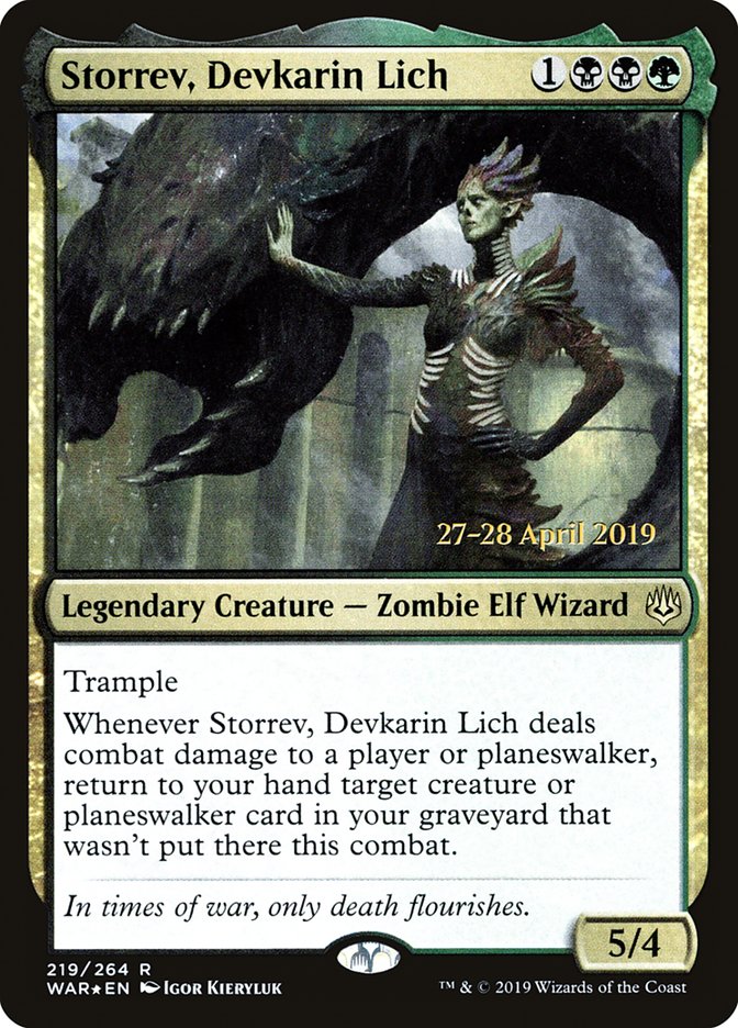 Storrev, Devkarin Lich pwar 219s