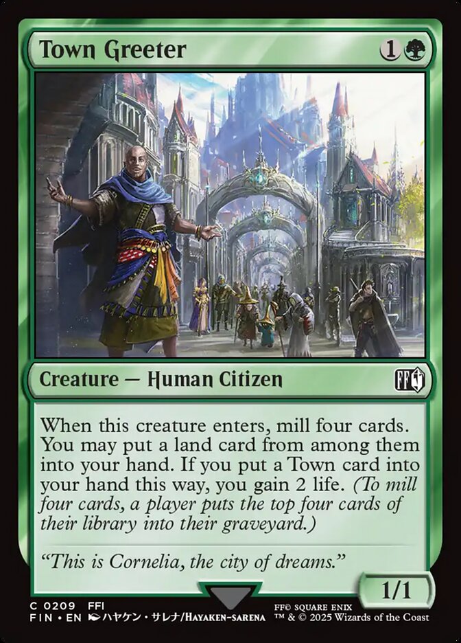 Town Greeter fin 209