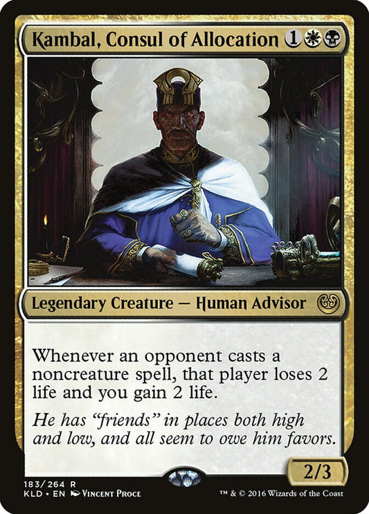 Kambal, Consul of Allocation kld 183