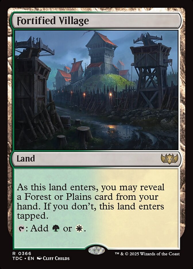 Fortified Village tdc 366