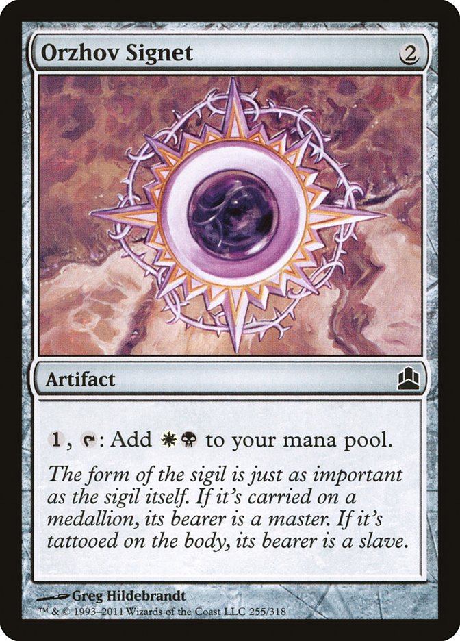 Orzhov Signet cmd 255