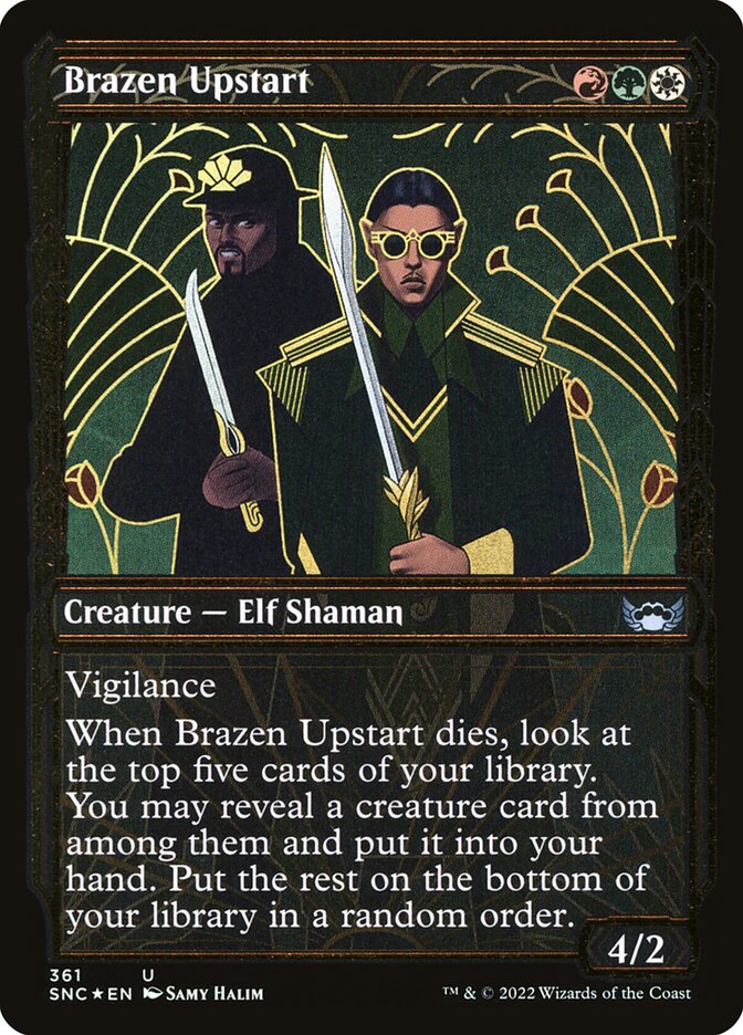 Brazen Upstart snc 361