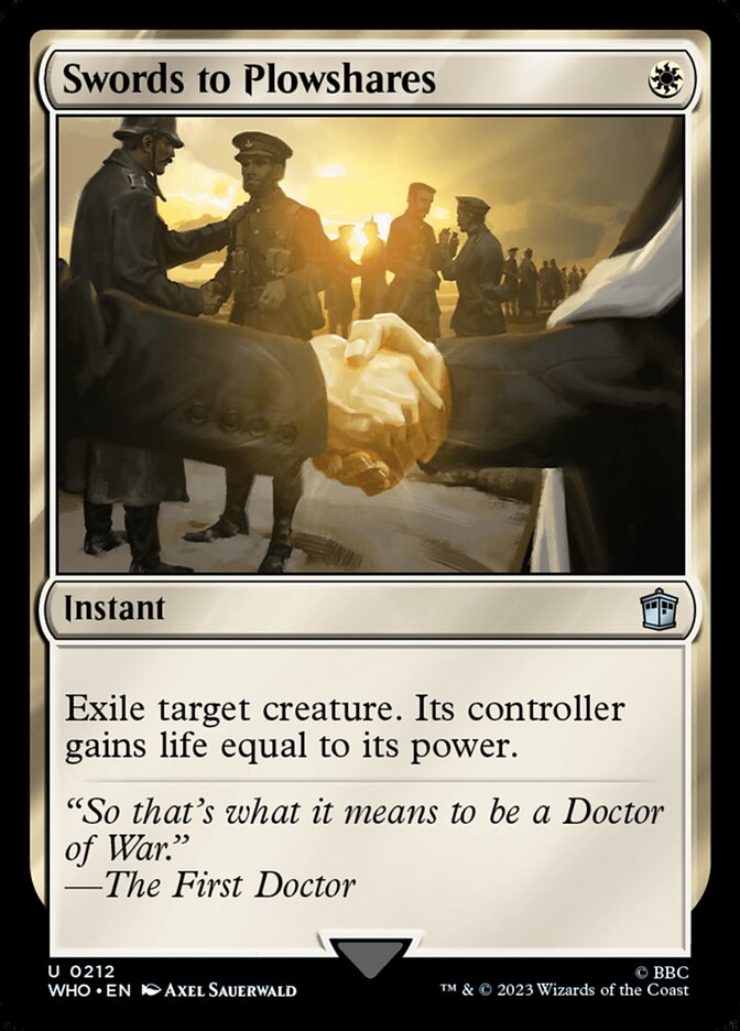 Swords to Plowshares - MTG Single Card