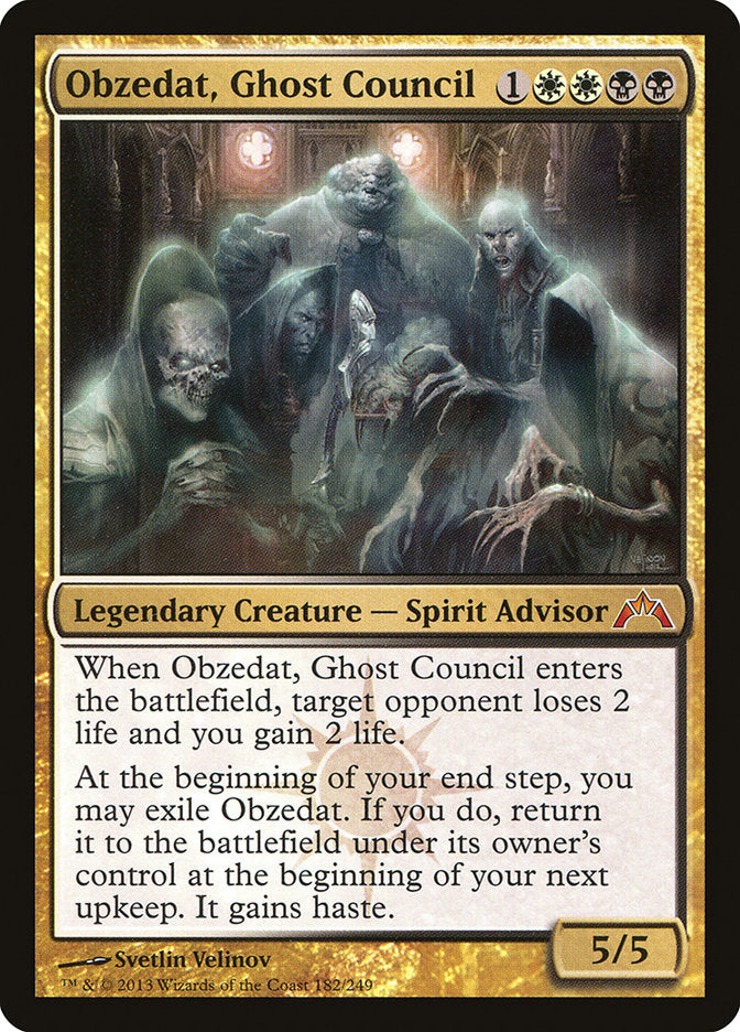 Obzedat, Ghost Council gtc 182