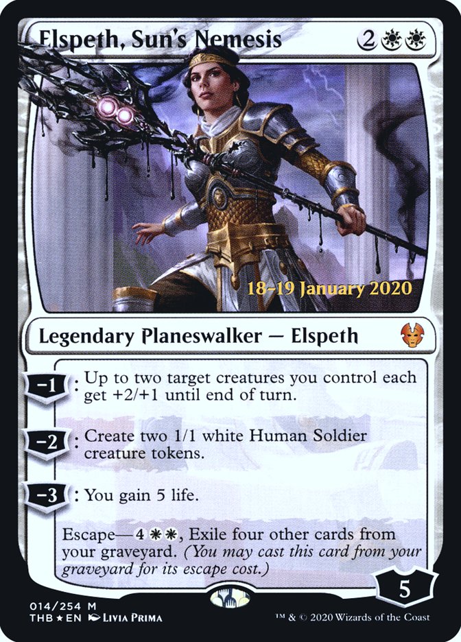 Elspeth, Sun's Nemesis – Moon MTG