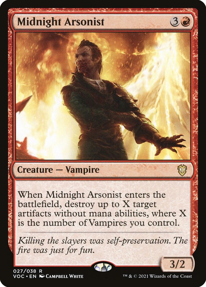 Midnight Arsonist voc 27