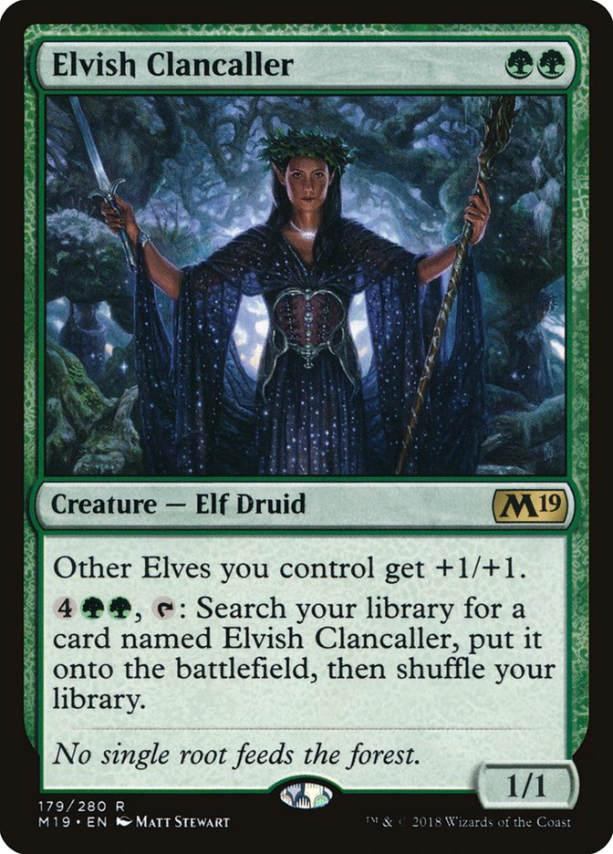 Elvish Clancaller m19 179