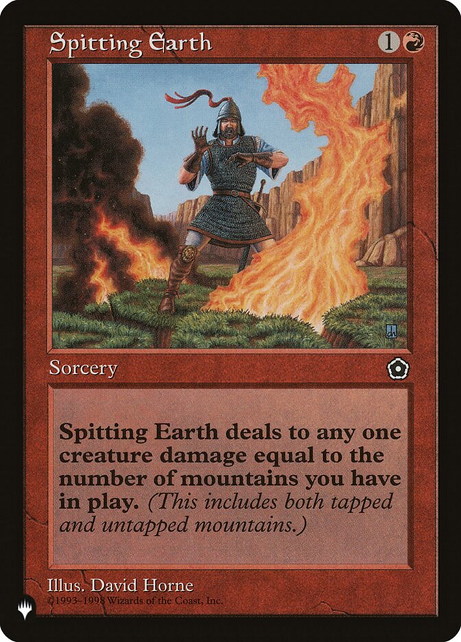 Spitting Earth plst P02-116