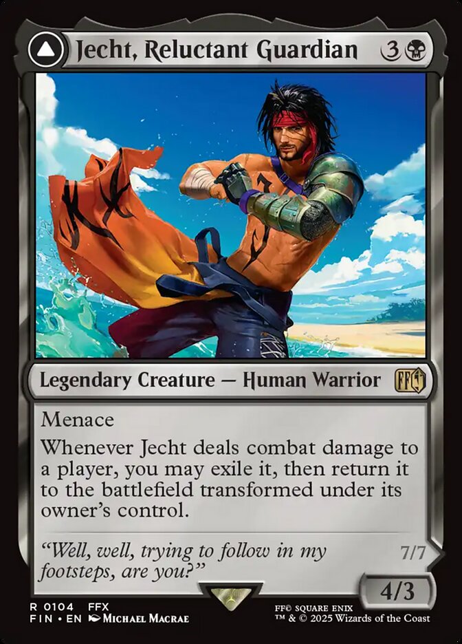 Jecht, Reluctant Guardian // Braska's Final Aeon fin 104