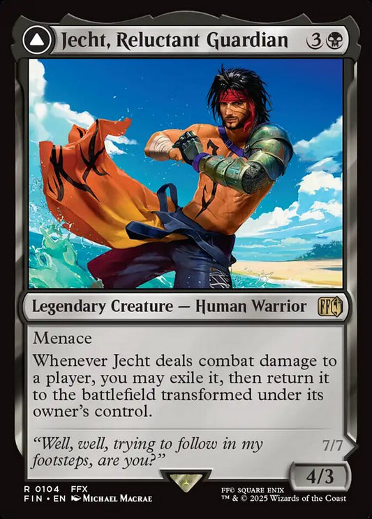 Jecht, Reluctant Guardian // Braska's Final Aeon fin 104