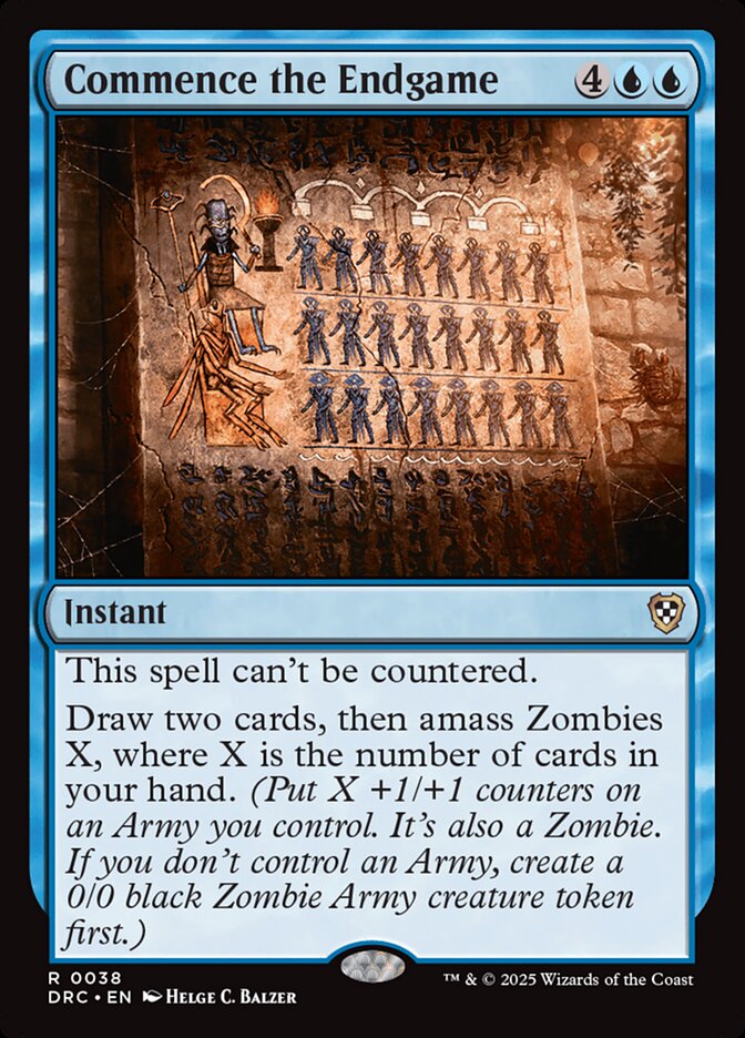 Commence the Endgame drc 38