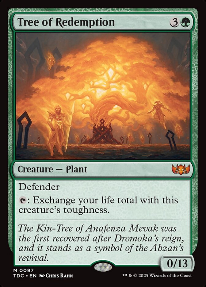 Tree of Redemption tdc 97