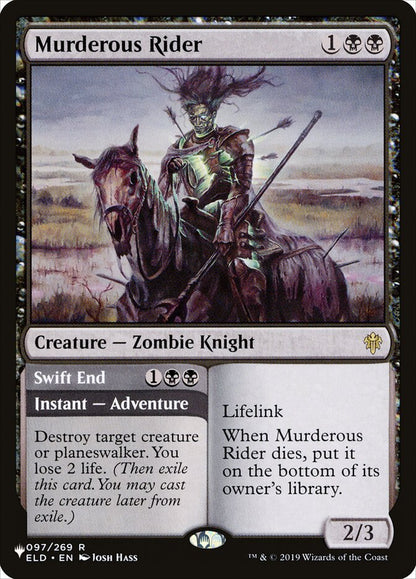 Murderous Rider // Swift End plst ELD-97