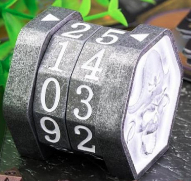 White Metal Life Counter