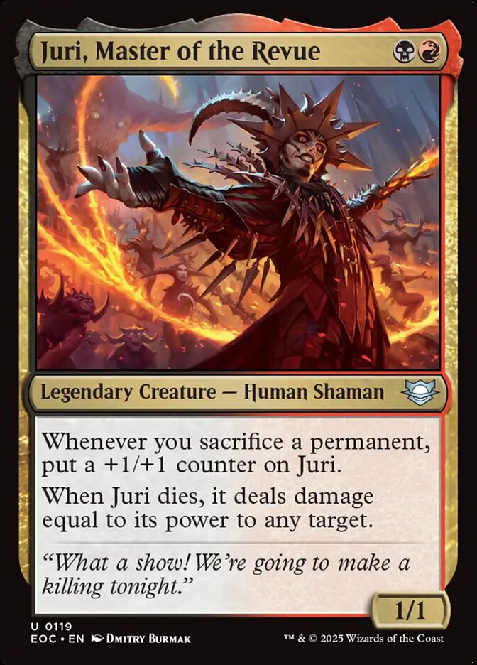 Juri, Master of the Revue eoc 119