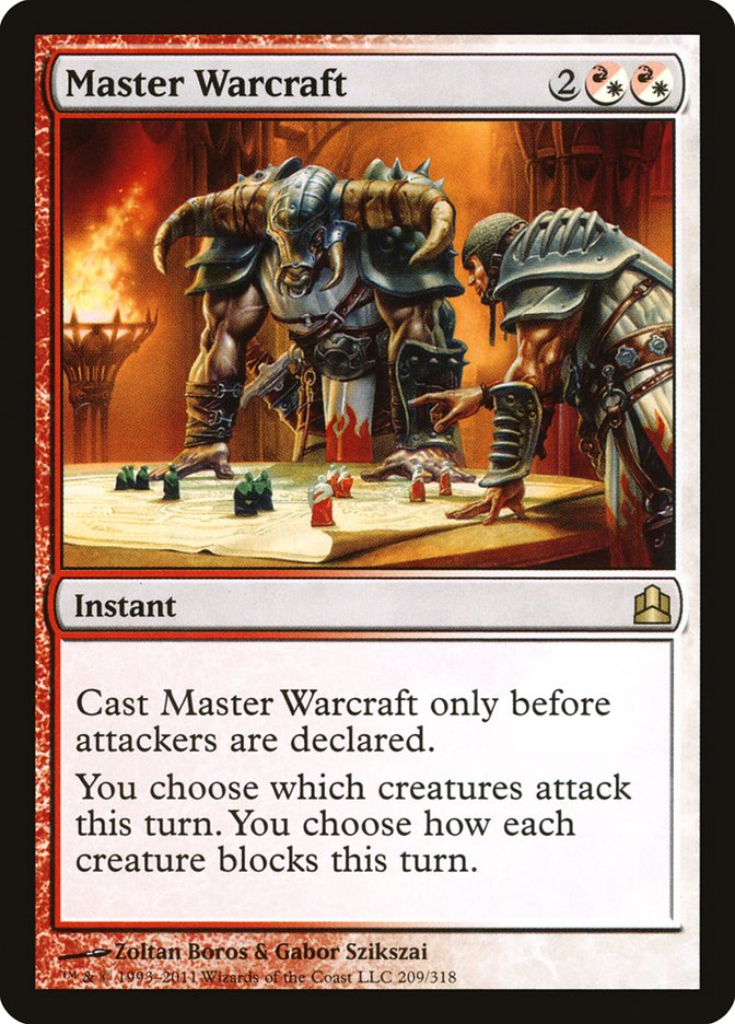 Master Warcraft cmd 209