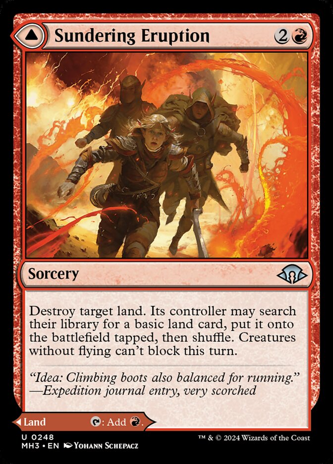 Sundering Eruption // Volcanic Fissure mh3 248