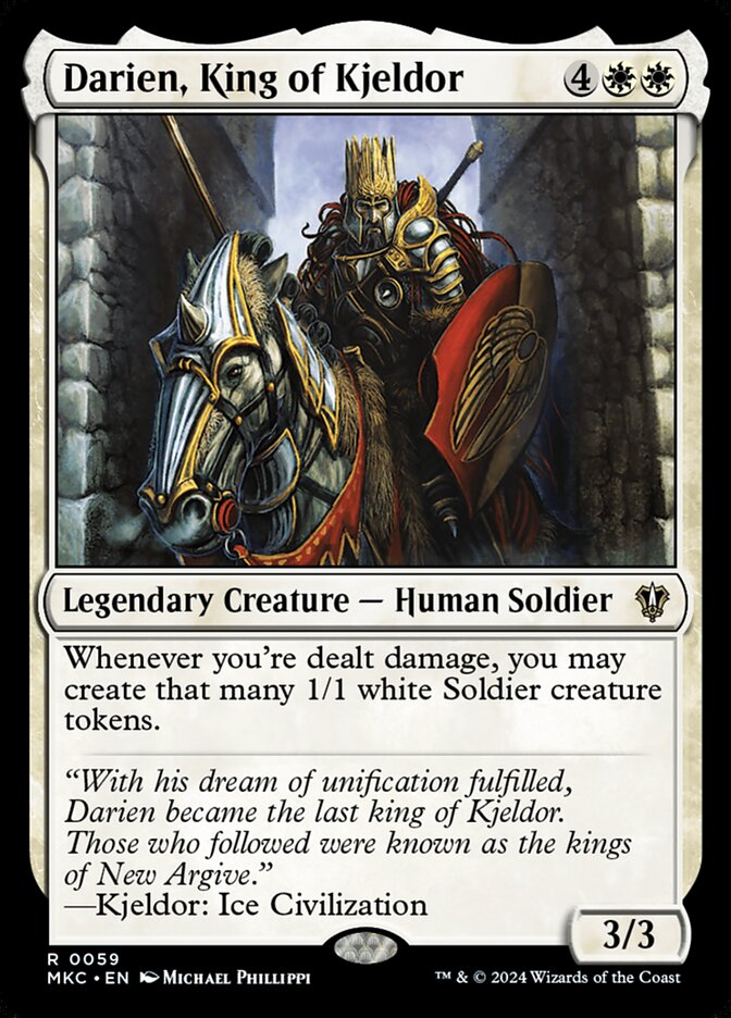 Darien, King of Kjeldor mkc 59