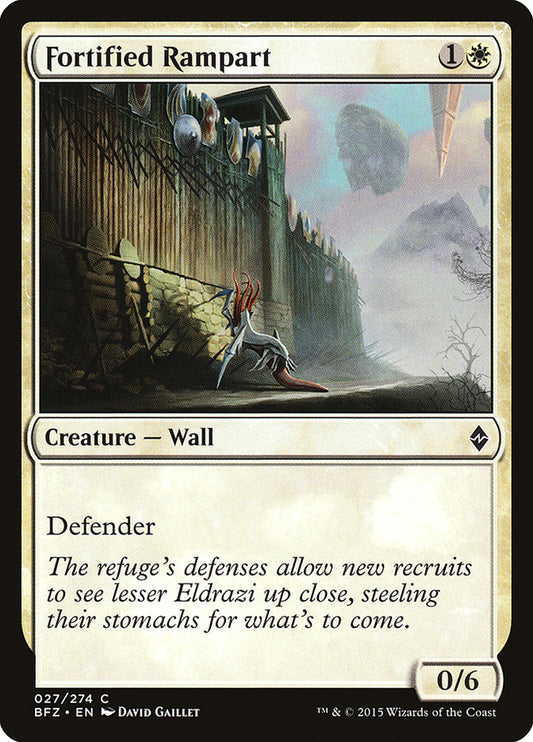 Fortified Rampart bfz 27