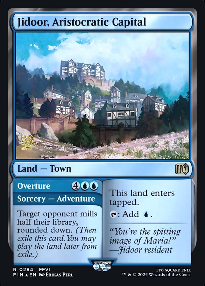 Jidoor, Aristocratic Capital // Overture pfin 284s