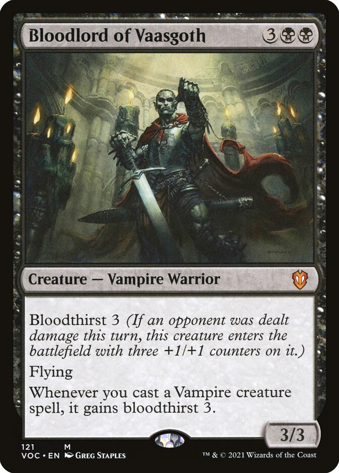Bloodlord of Vaasgoth voc 121