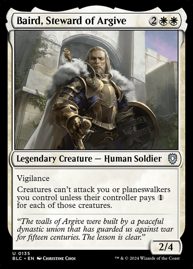 Baird, Steward of Argive blc 135