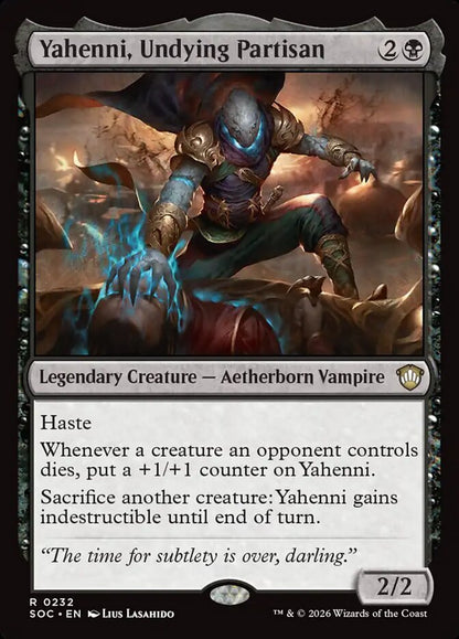 Yahenni, Undying Partisan soc 232