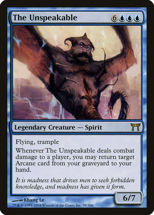 The Unspeakable chk 98