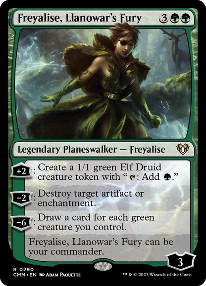 Freyalise, Llanowar's Fury cmm 290