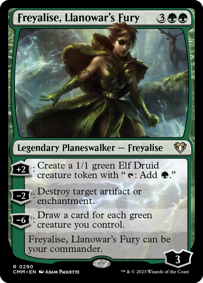 Freyalise, Llanowar's Fury cmm 290