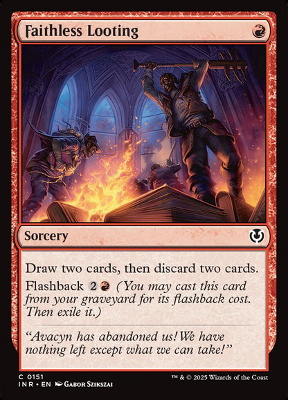 Faithless Looting inr 151