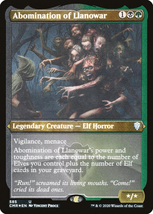 Abomination of Llanowar cmr 585