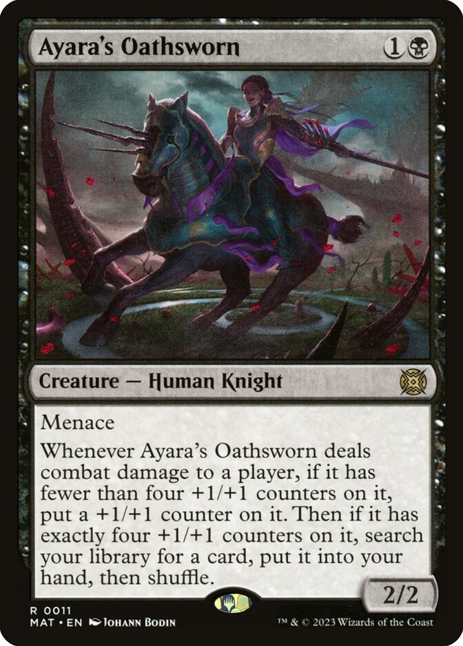 Ayara's Oathsworn mat 11