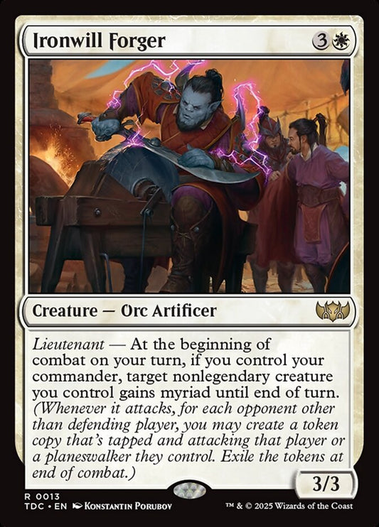 Ironwill Forger tdc 13
