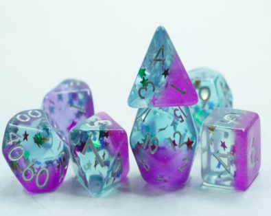 Ocean Dream Acrylic Dice Set