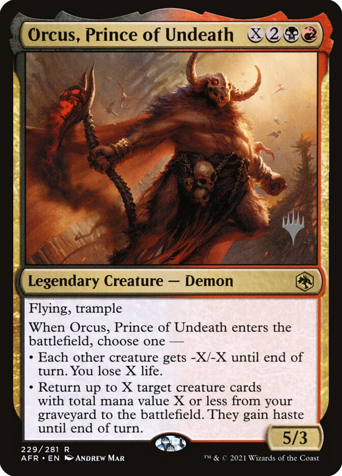 Orcus, Prince of Undeath pafr 229p