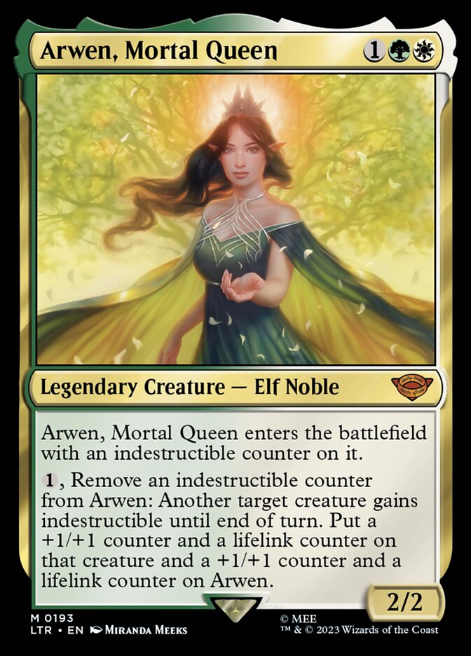 Arwen, Mortal Queen ltr 193
