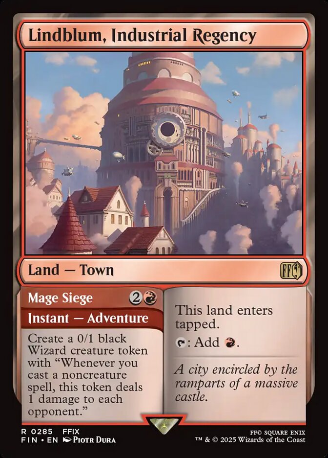 Lindblum, Industrial Regency // Mage Siege fin 285