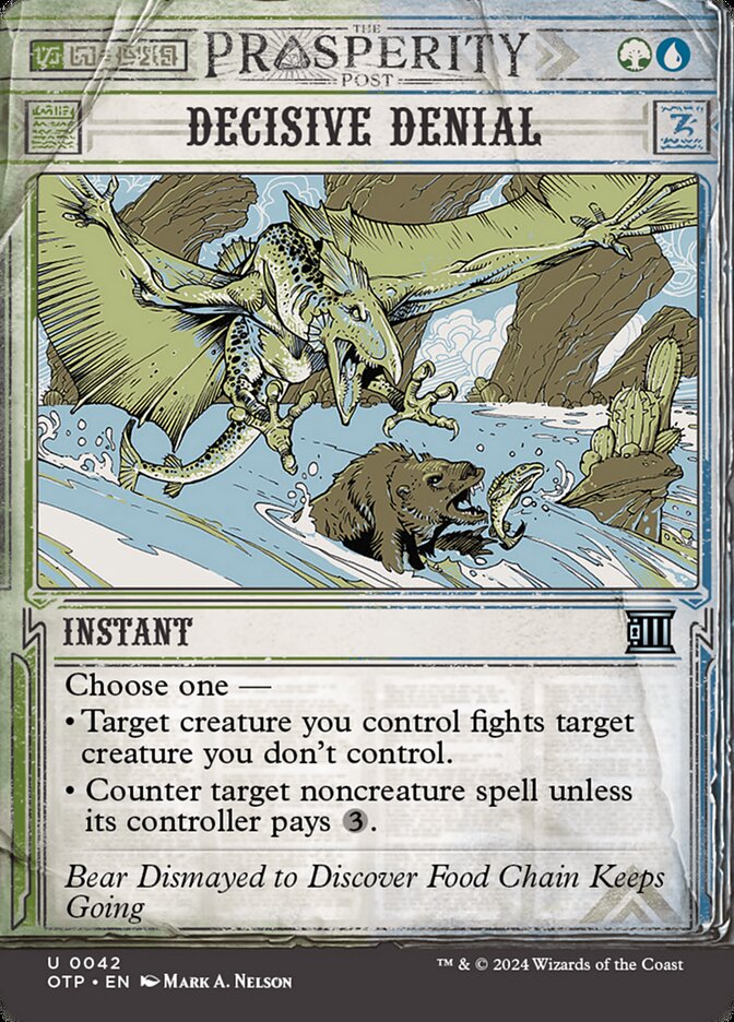 Decisive Denial otp 42