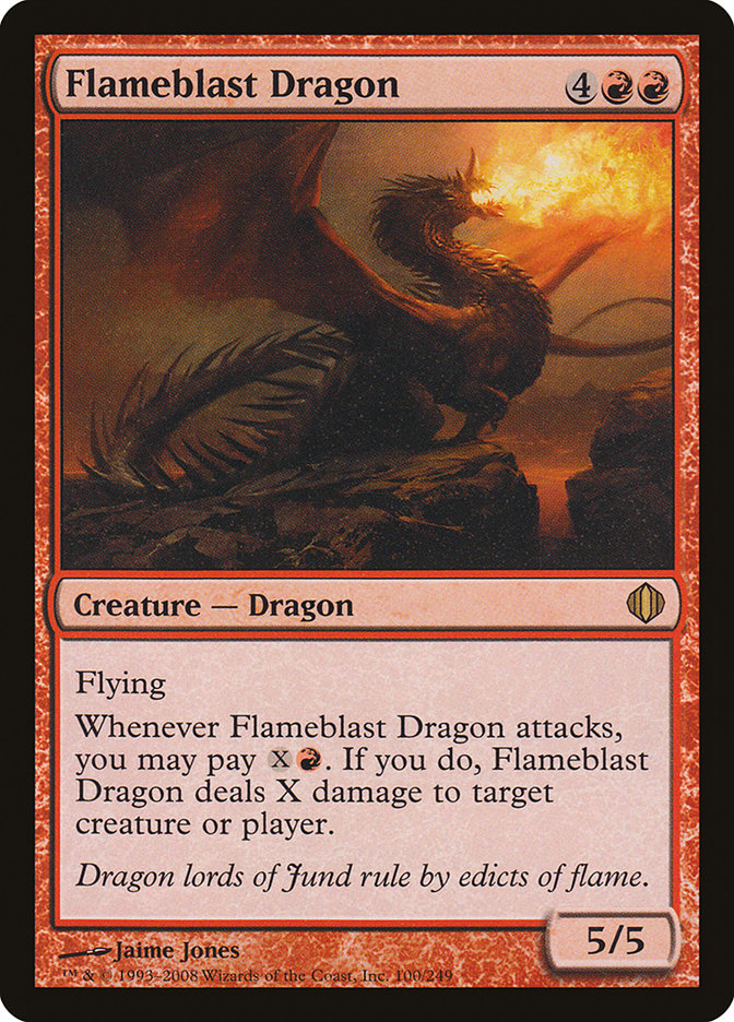 Flameblast Dragon ala 100