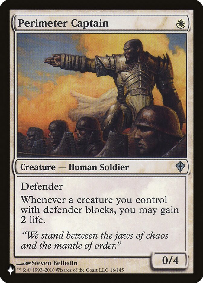 Perimeter Captain plst WWK-16