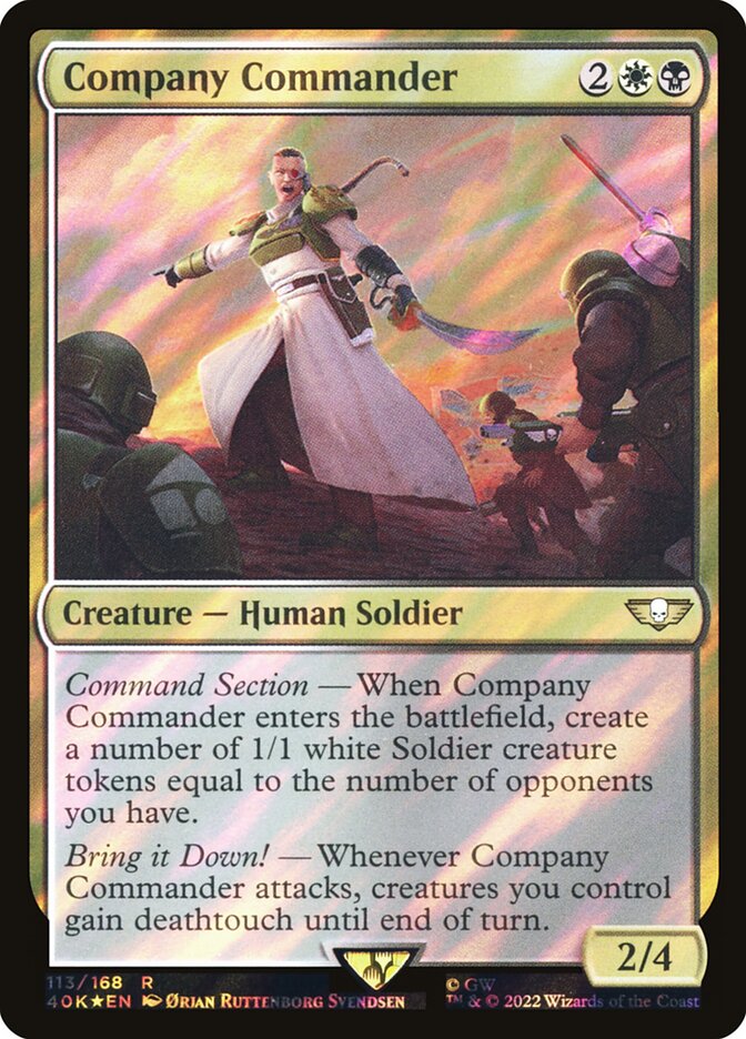 Company Commander 40k 113★