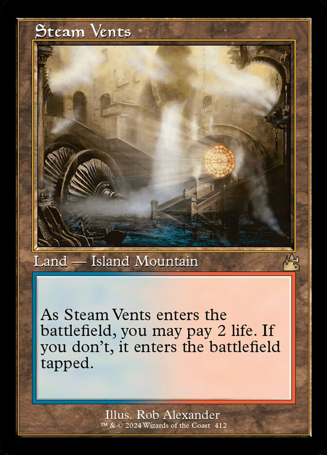 Steam Vents rvr 412