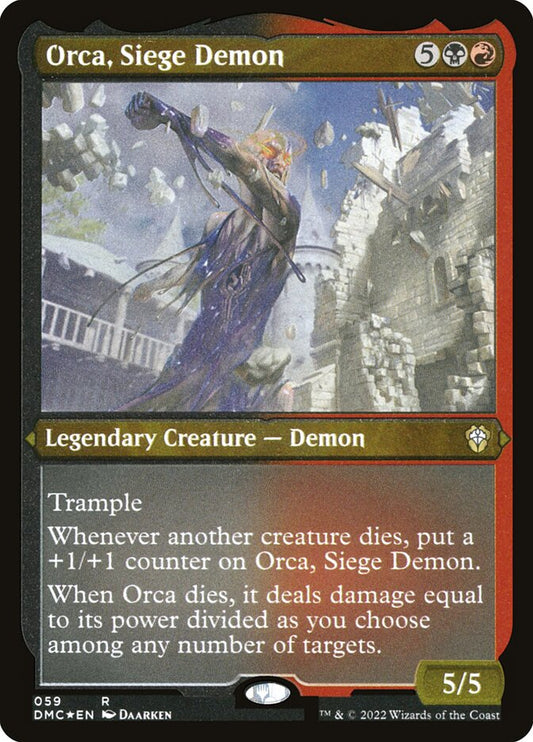 Orca, Siege Demon dmc 59