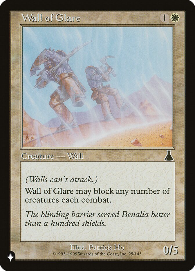 Wall of Glare plst UDS-25