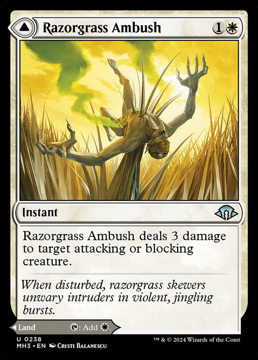 Razorgrass Ambush // Razorgrass Field mh3 238