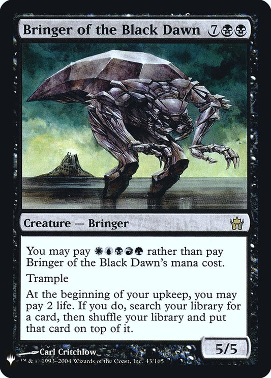 Bringer of the Black Dawn plst 5DN-43