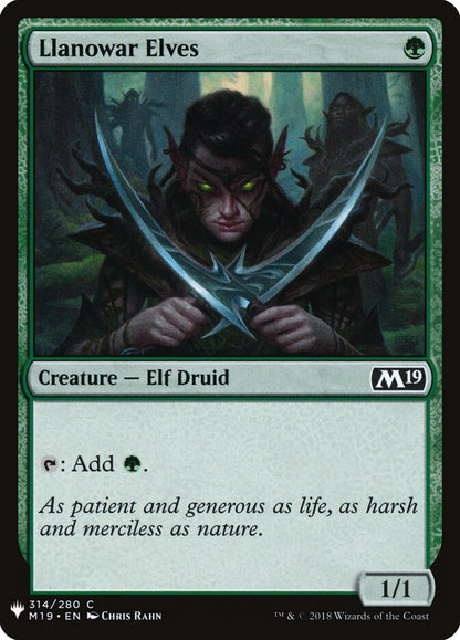 Llanowar Elves plst M19-314