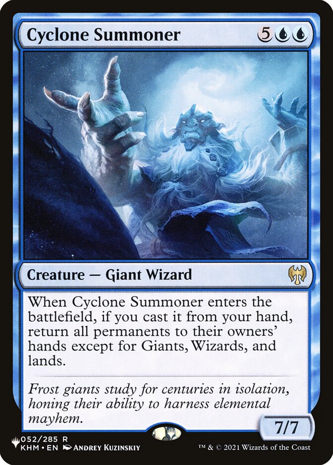 Cyclone Summoner plst KHM-52